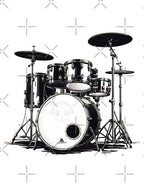 Visual Impact Drums In The Digital World Beyond The Musical Stage Shirt