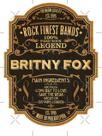 Britny Fox Rock Finest Bands Shirt