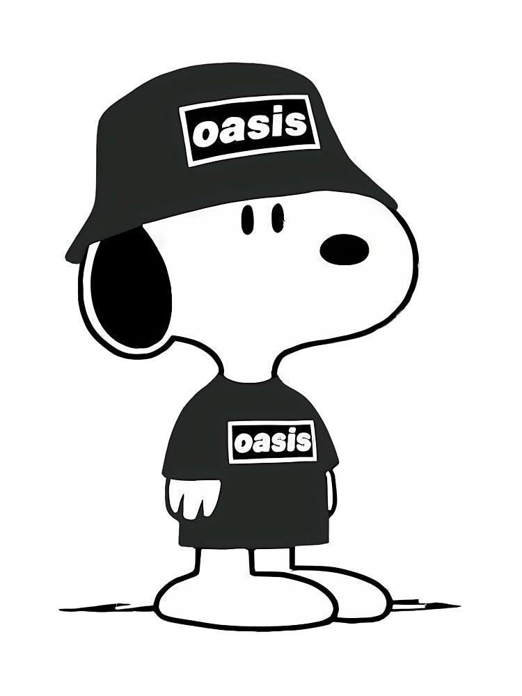 Snoopy O A S I S Band Shirt