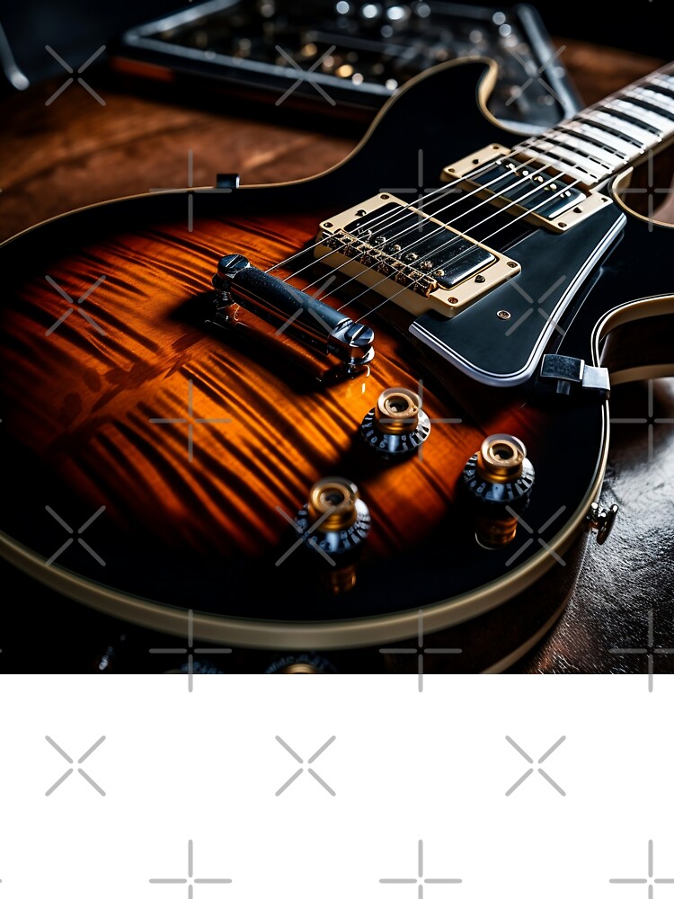 Guitar Digital Print Shirt