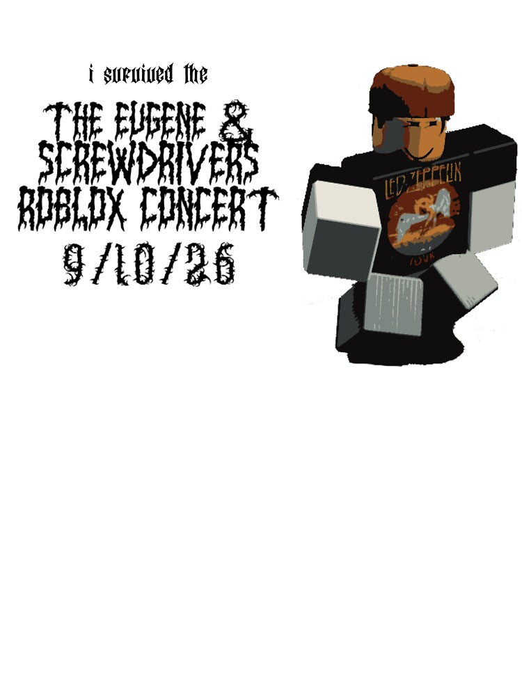 I Survived The E&S Roblox Concert Shirt