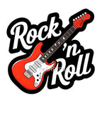 Rock 'n' Roll Lover Electric Guitar Logo Shirt