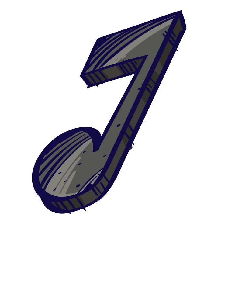 Eighth Note Illustration Shirt