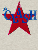 The Clash Distressed Offset Star Graphic Shirt