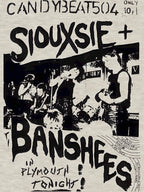 Vintage 70s Punk Rock Gig Event Flyer Art Shirt