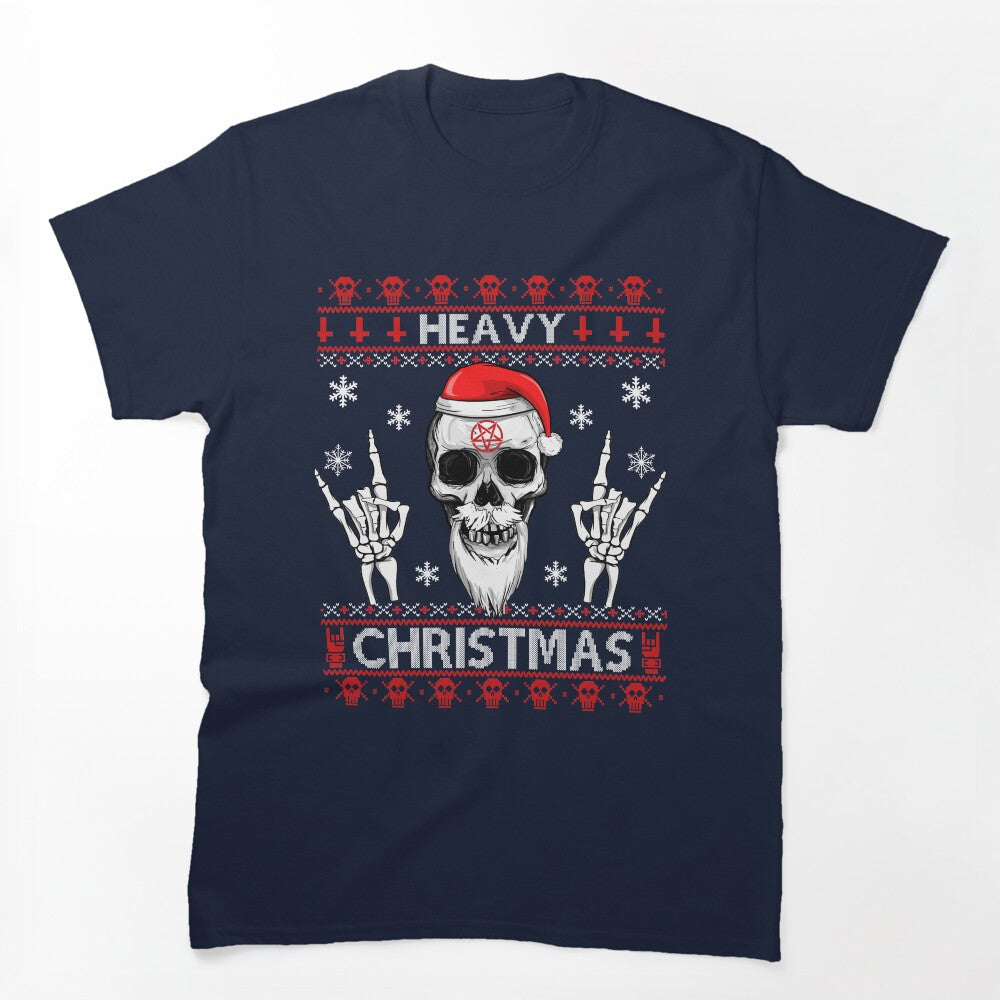 HEAVY CHRISTMAS - Ugly Xmas Sweater - HEAVY DEATH BLACK METAL Rocker Shirt