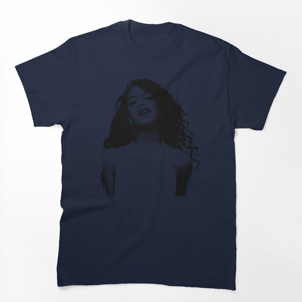 Aaliyah Portrait Illustration Tribute Shirt