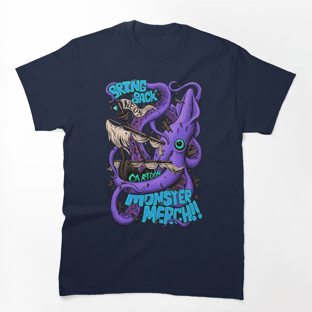 Bring Back Neon Cartoon Monster Shirt