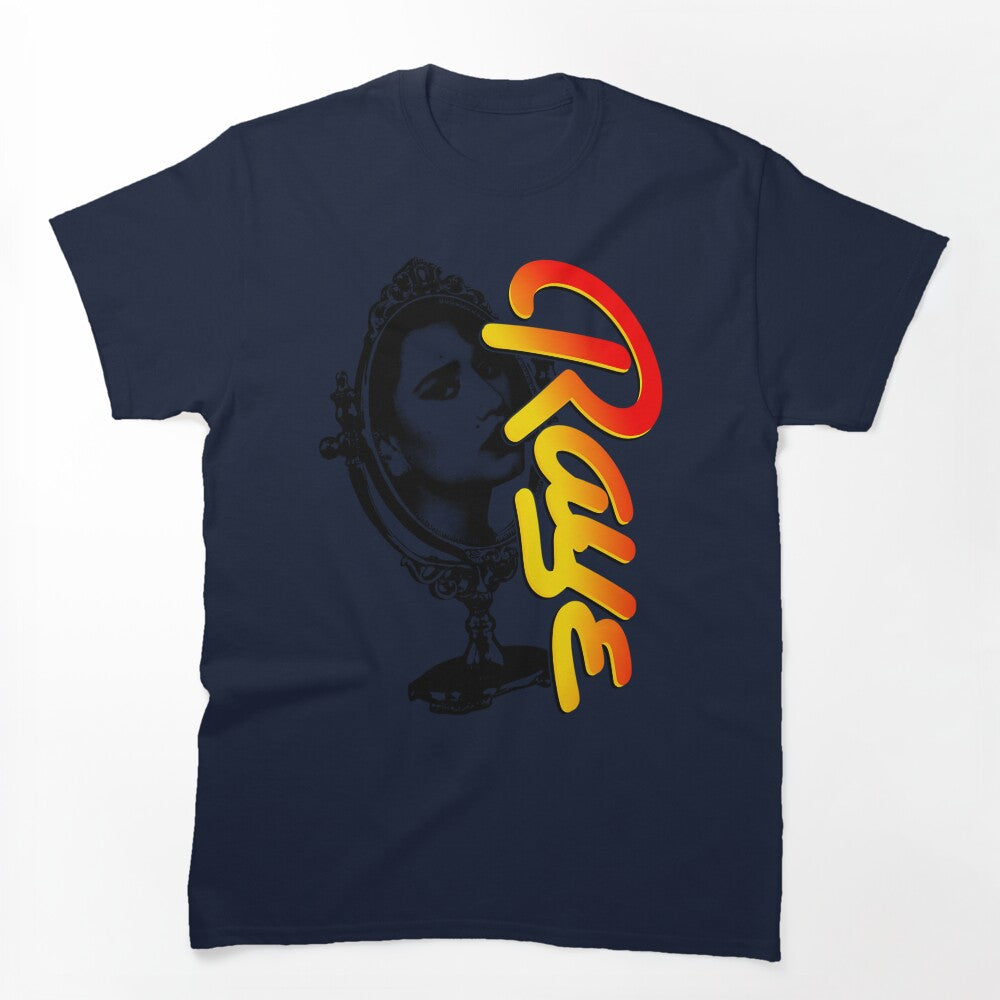 Red Yellow Typography Woman Pop Singer Silhouette Shirt