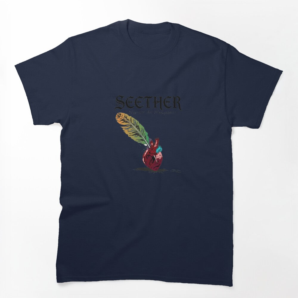 Heart Quill Weapon Quote Music Graphic Shirt