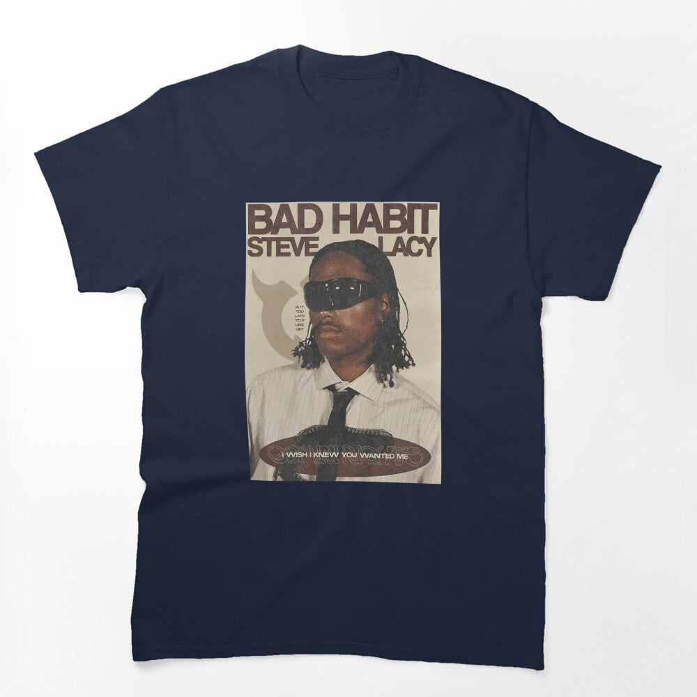 Steve Lacy Bad Habit Portrait Graphic Shirt