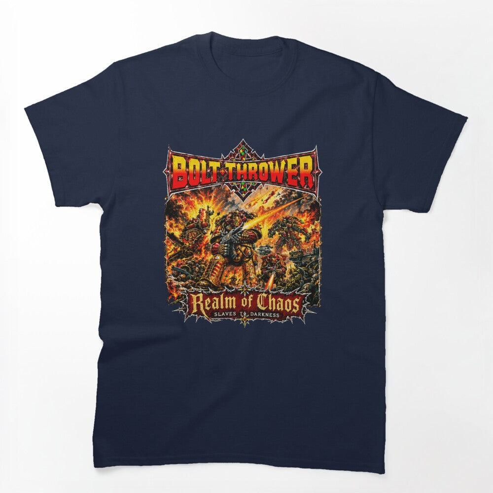 Bolt Thrower Metal Band Realm Of Chaos Album Vintage Artwork Shirt