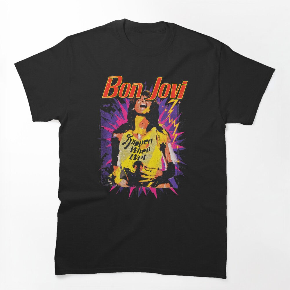 Bon Jovi Slippery When Wet Shirt