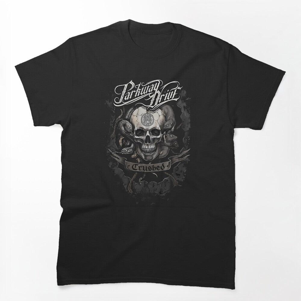 Metalcore Skull Rat And Snake Gothic Shirt