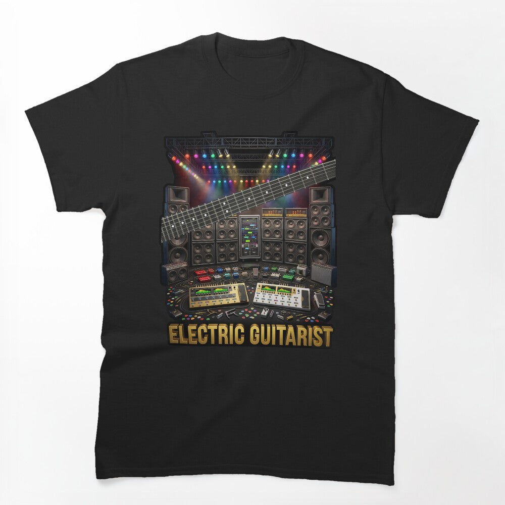 Electric Guitarist The Ultimate Stage Gear Rig Shirt