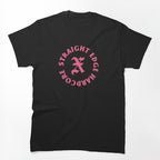 Straight Edge Badge Pink Textured Shirt