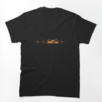 Drums Heartbeat Funny Heart Design Drummer Shirt