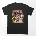Thrash Metal Glow Typography Band Shirt