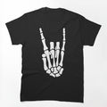 Heavy Metal To The Bone Rock Music Skull Design Shirt