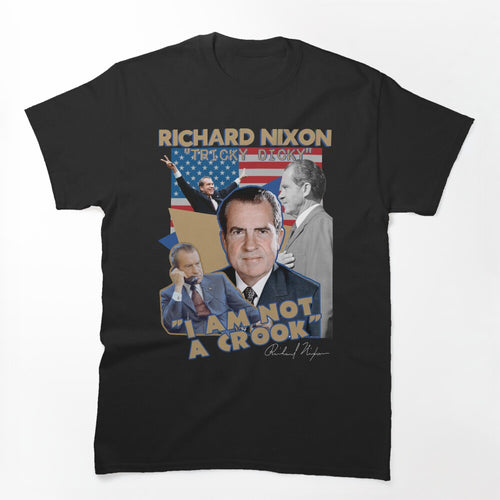 Richard Nixon 37th President Gangsta Rap Band Bootleg Shirt
