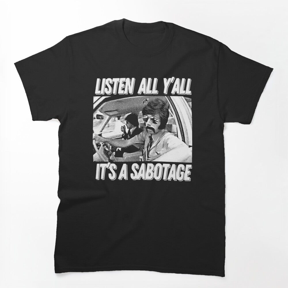 Sabotage Boutique Beastie Boys Old Style Fan Art Shirt