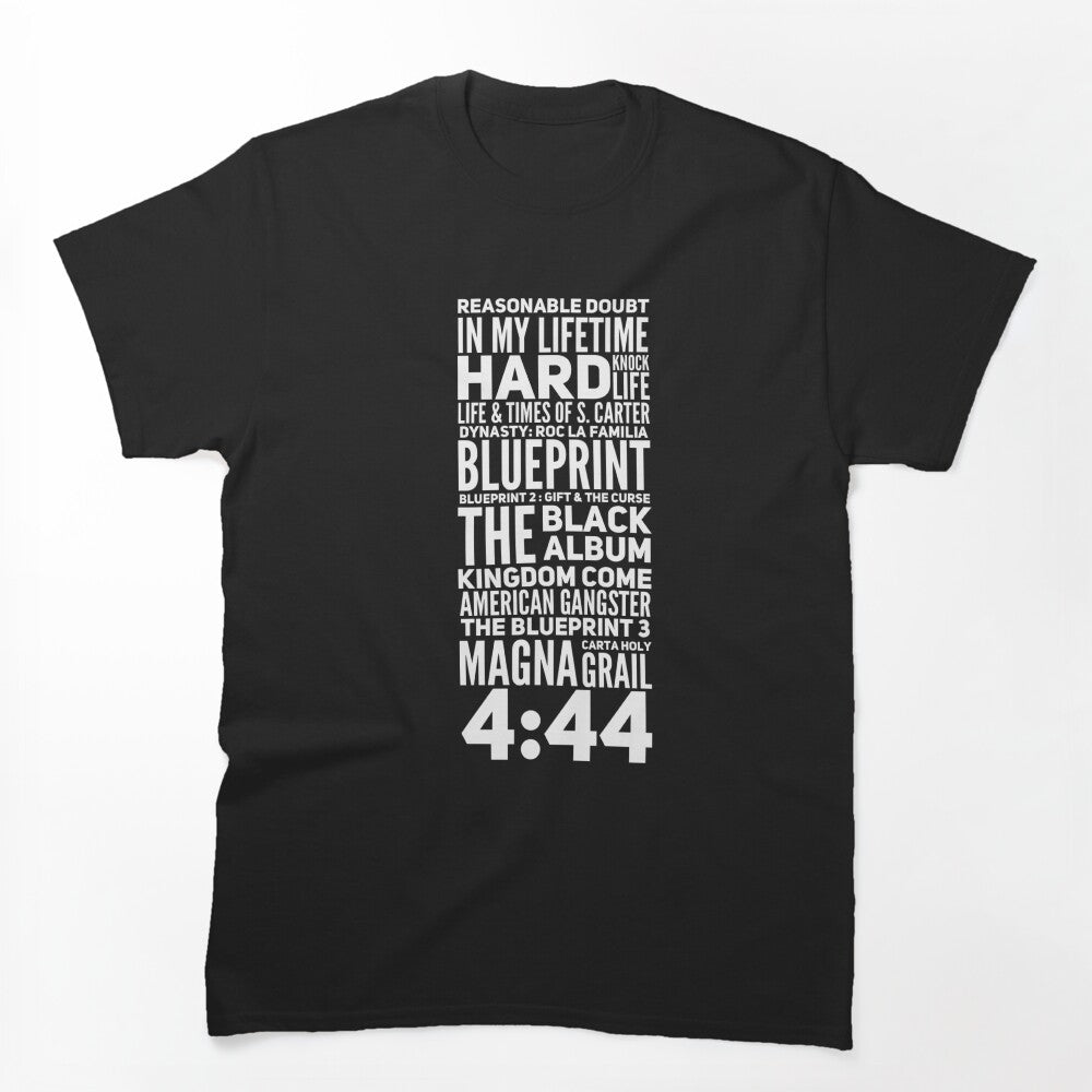 Jay Z Album Collective Design Shirt
