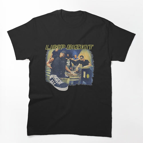 Vintage Limps Bizkits Art Music Legend 80s Limited Design Shirt