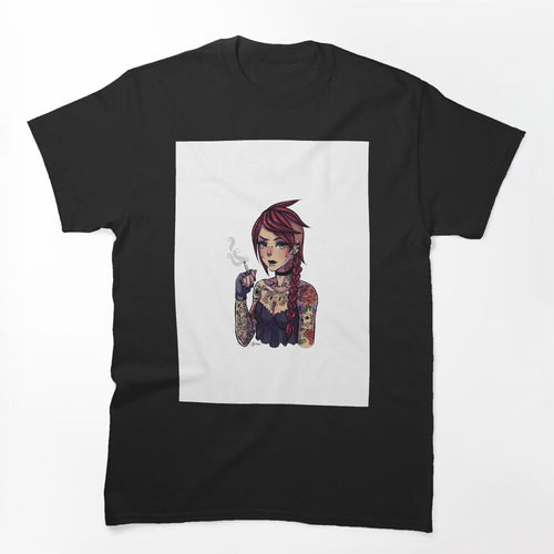 Red Hair Tattooed Punk Shirt