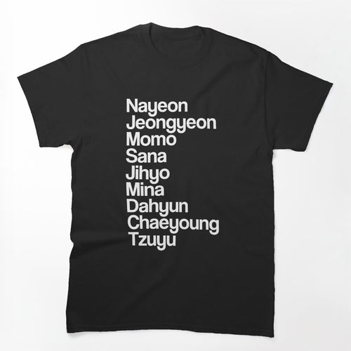 Twice Names White Shirt