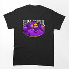 Oval Circle Purple Yellow Shirt