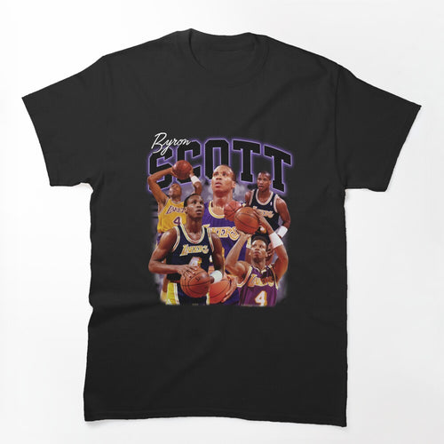 Byron Scott Basketball Retro 80s 90s Bootleg Rap Style Shirt