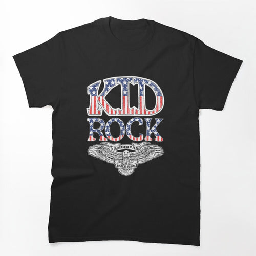 Vintage American Flag Kid Rock Shirt