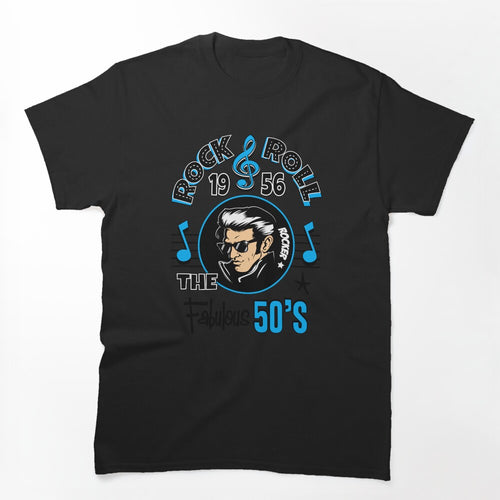 Rock Rockabilly Music 1950s Sock Hop Rock N Roll Rockers Greaser Shirt