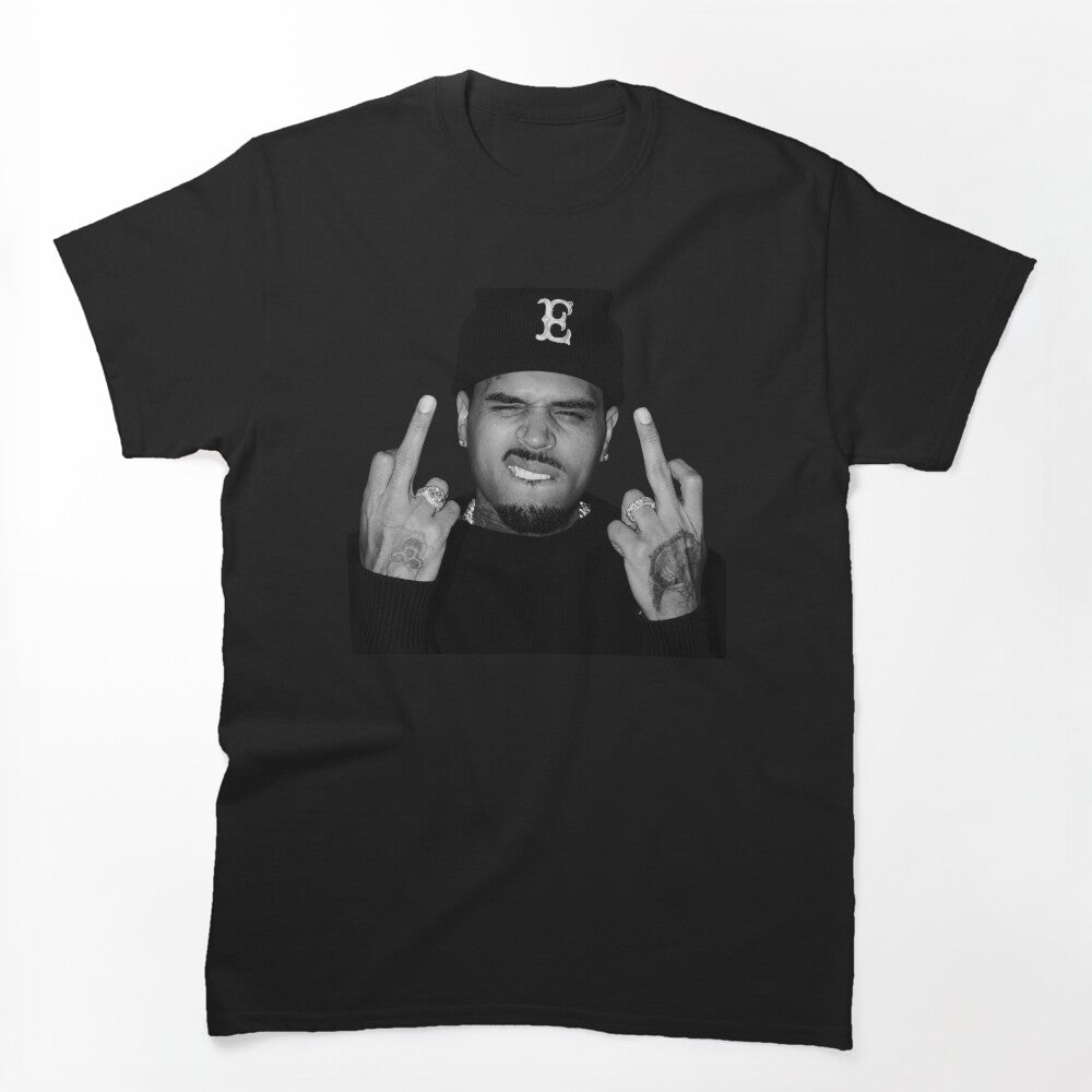 Chris Middle Finger Browns 2026 Music Tour Brown Usher RnB Tour Shirt