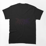 BY KIRA Death Metal Typography Pink Purple Outline Shirt