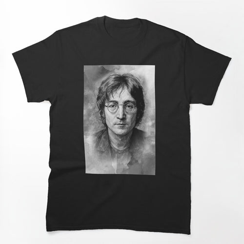 John Lennon Watercolour Portrait Iconic Beatles Art Print By Conor Shirt