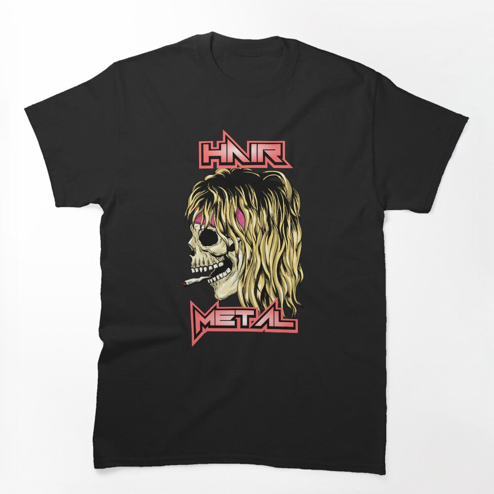 Hair Metal Skull Shirt