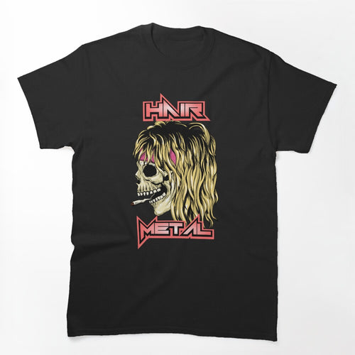 Hair Metal Skull Shirt