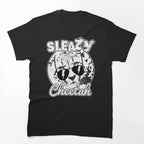 Sleazy Cheetah Shades White Shirt