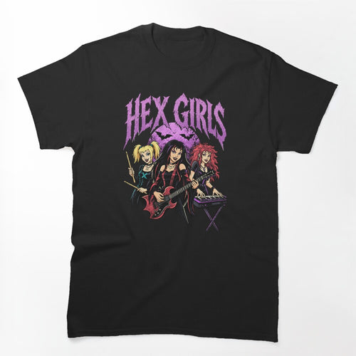 The Hex Girls Halloween Thorn Dusk Luna Goth Band Shirt