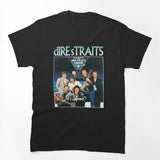 DIRE STRAITS Rap Hip Hop Rapper 90 Retro Vintage Shirt