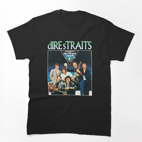 DIRE STRAITS Rap Hip Hop Rapper 90 Retro Vintage Shirt