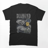 Diamond Gem Mineral Specimen Bootleg Hip Hop Rap T Shirt