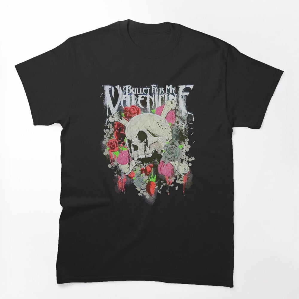 Bullet For My Valentine Skull And Roses Men Shirt