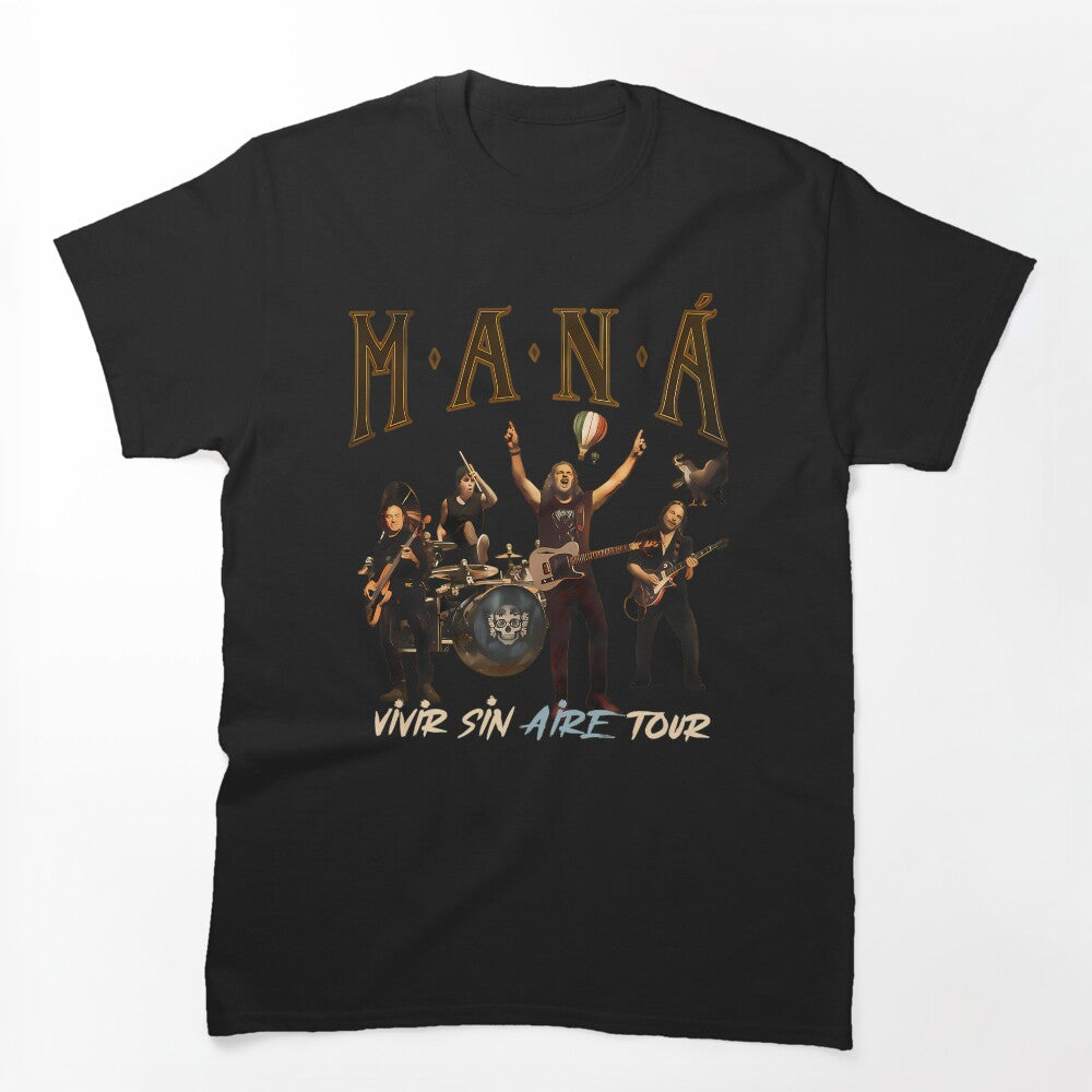 Musicians On Stage Performing Live Illustration Shirt