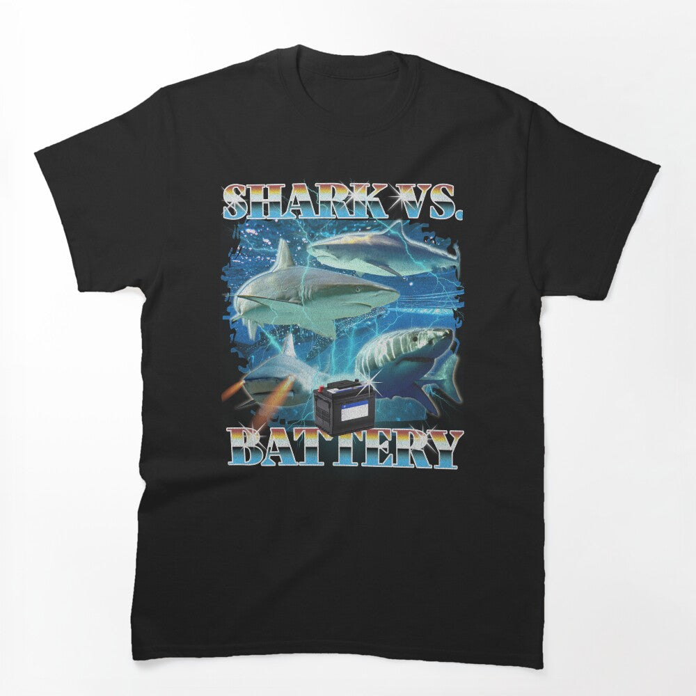 Shark Vs Battery Anti Trump Bootleg Shirt