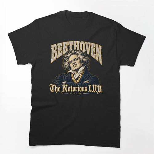 Beethoven The Notorious LVB 90s Rap Bootleg Shirt