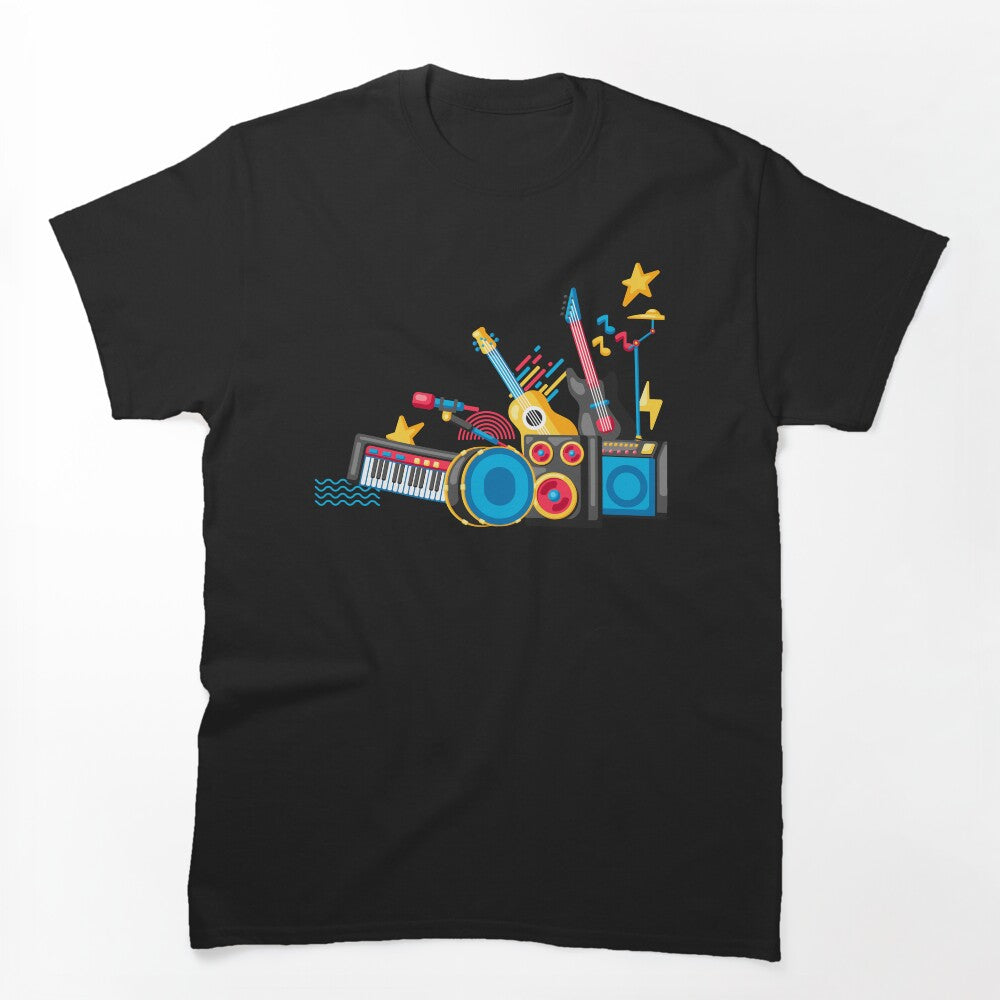 Live Music Band Simple Musician Dancer Singer Shirt