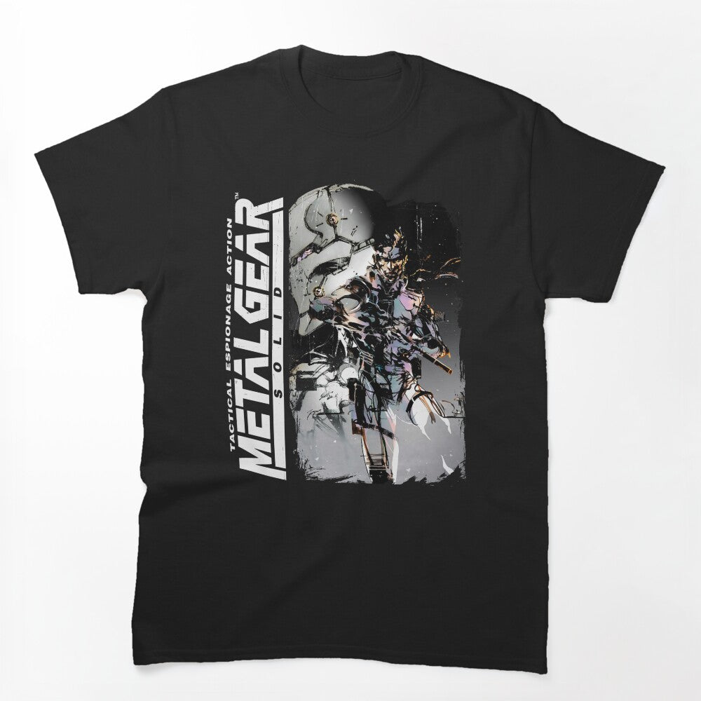 Snake Metal Gear Black Shirt