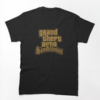 GTA Grand Theft Auto Logo San Andreas SA Bronze Shirt
